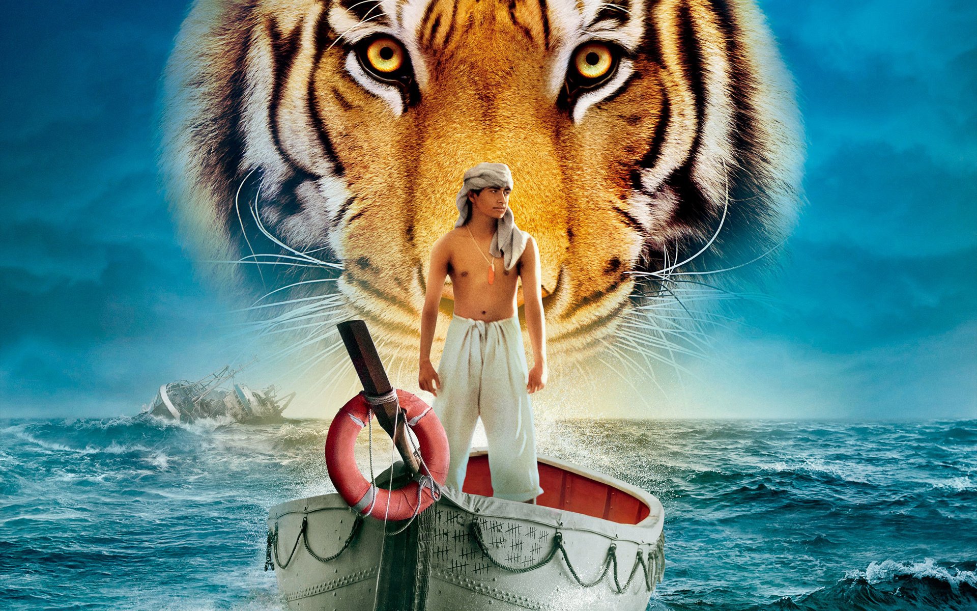 vie pi tigre guy bateau mer eau navire homme