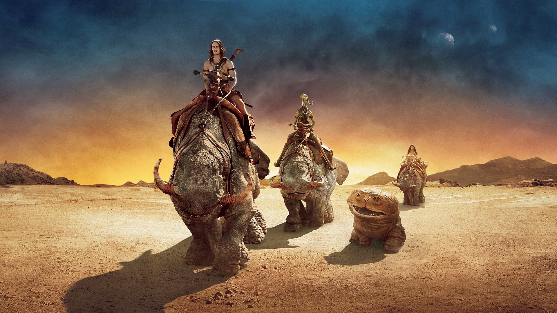 john carter desierto montañas ficción