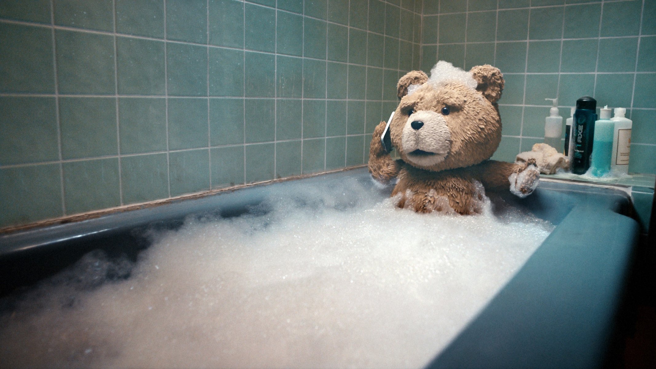 dritter überschuss ted bär baden badewanne