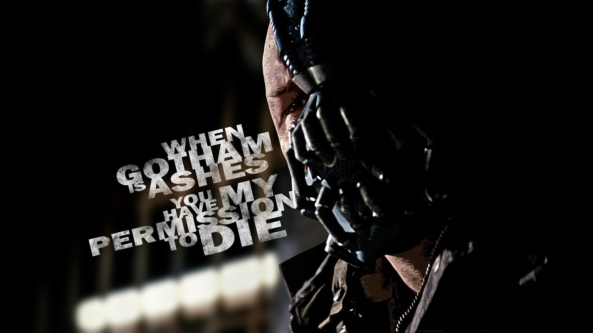 Poison Dark Knight Dark Knight Rises Bane Tom Hardy villain