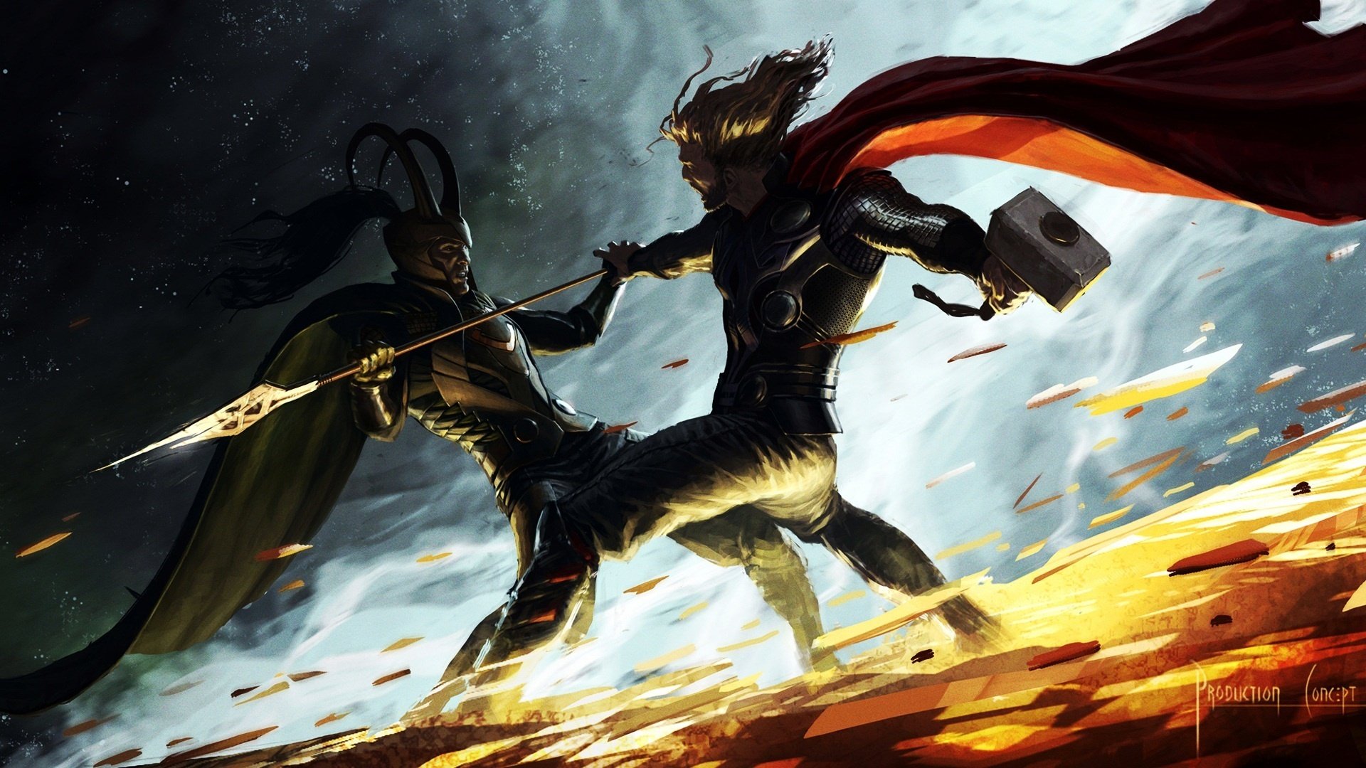 loki thor batalla