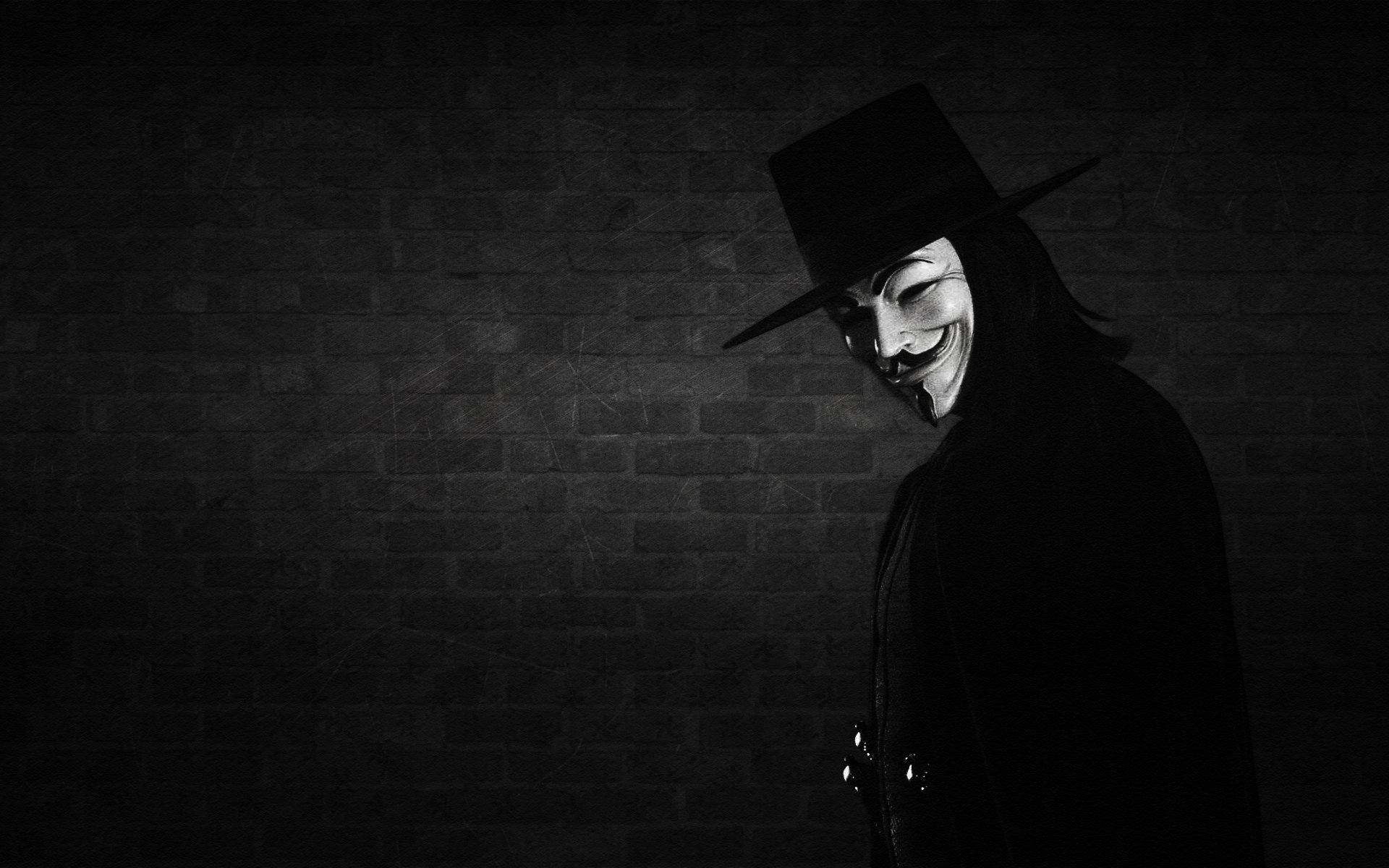 v significa vendetta v significa vendetta máscara sonrisa anónimo pared fondo blanco y negro