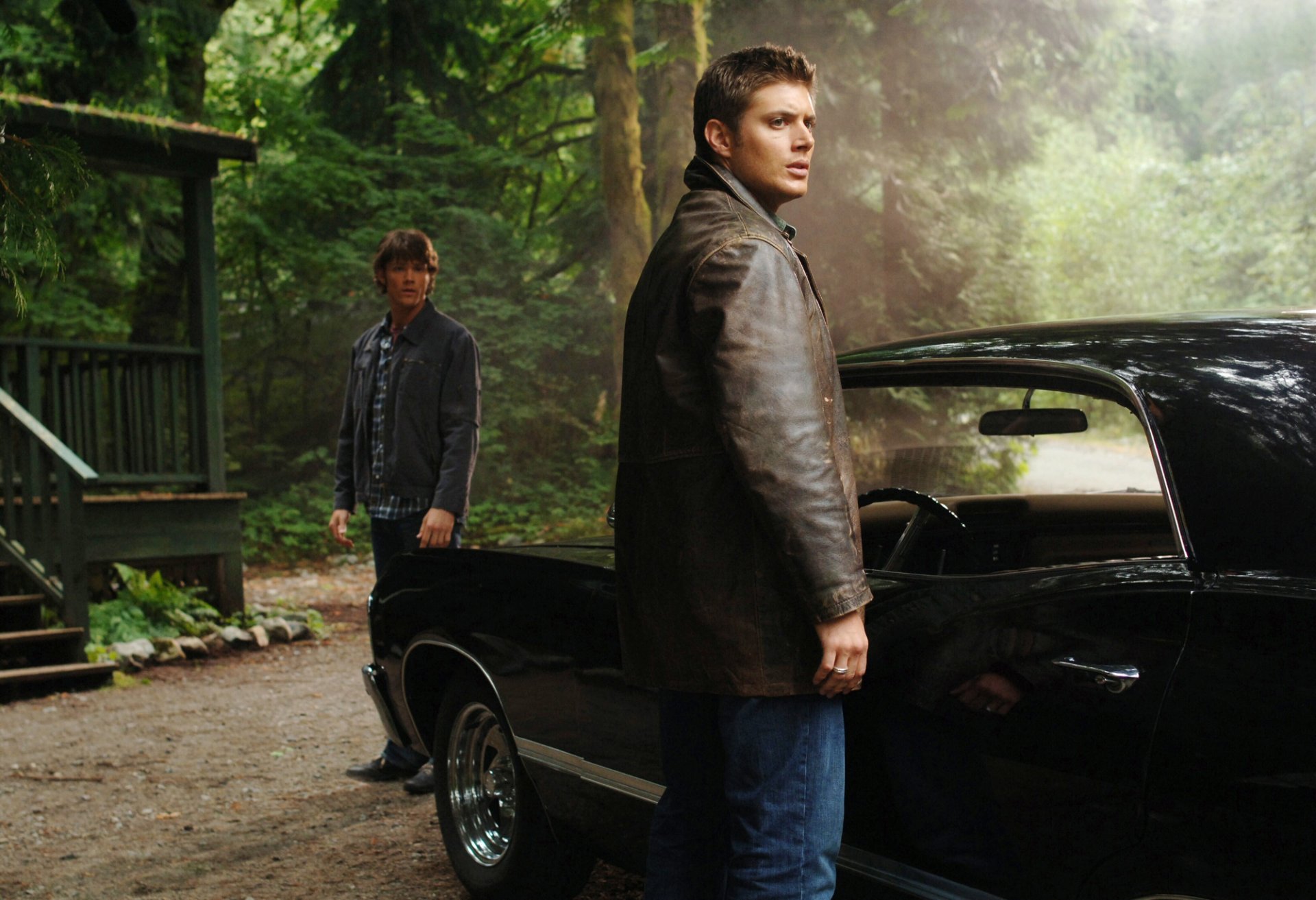 upernatural jared padalecki sam winchester jensen ackles jensen ackles.dean winchester chevrolet impala 1967