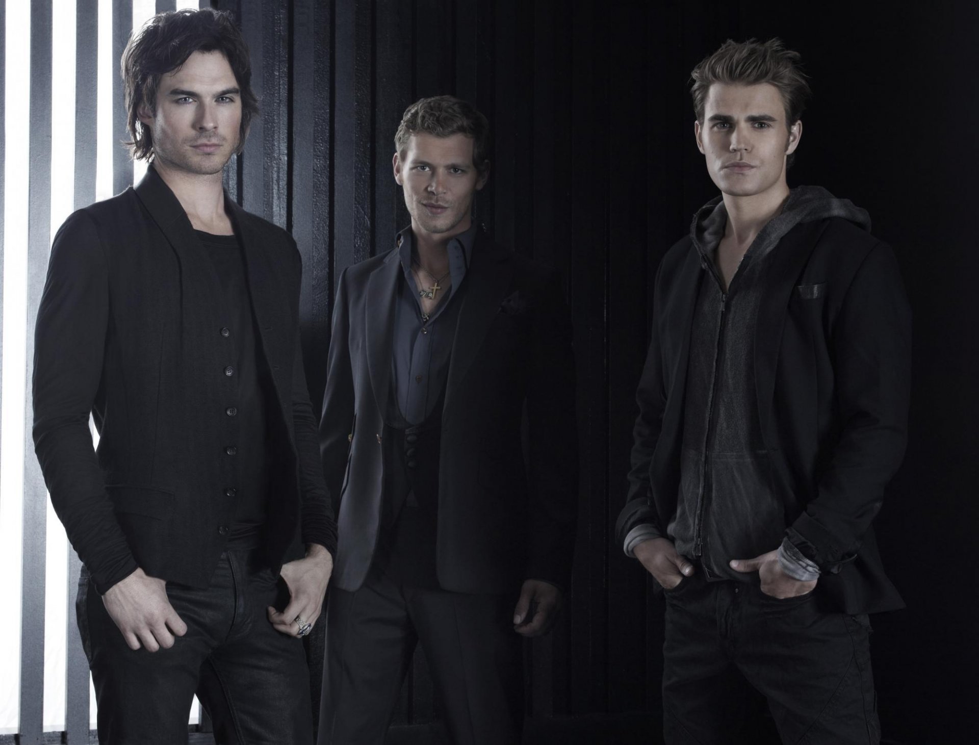 the vampire diaries serie tv joseph morgan paul wesley ian somerhalder ian somerhalder