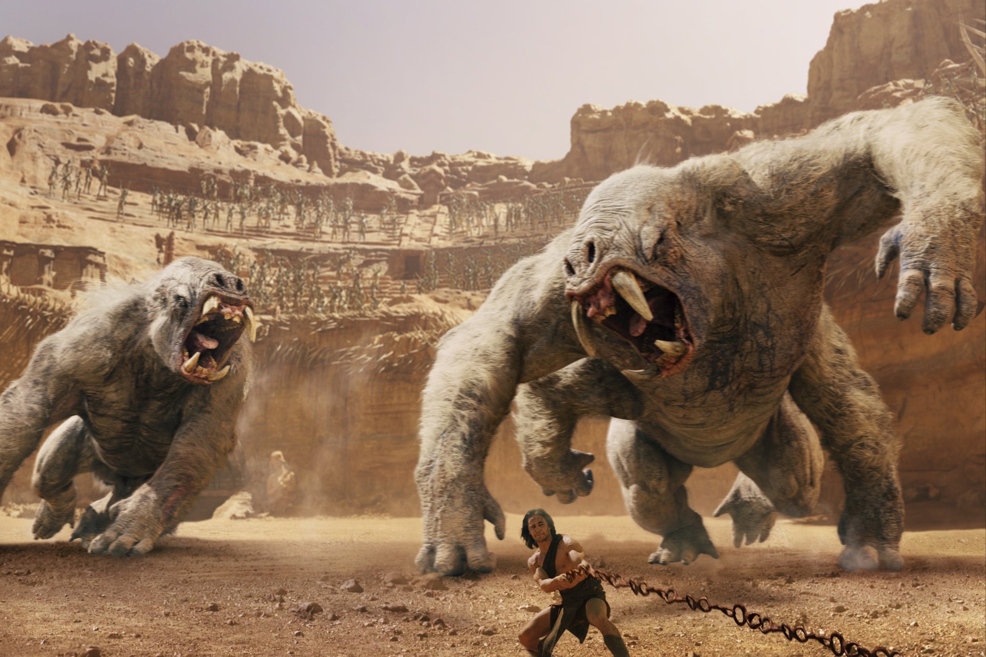 john carter arena wüste berge taylor kitsch kette