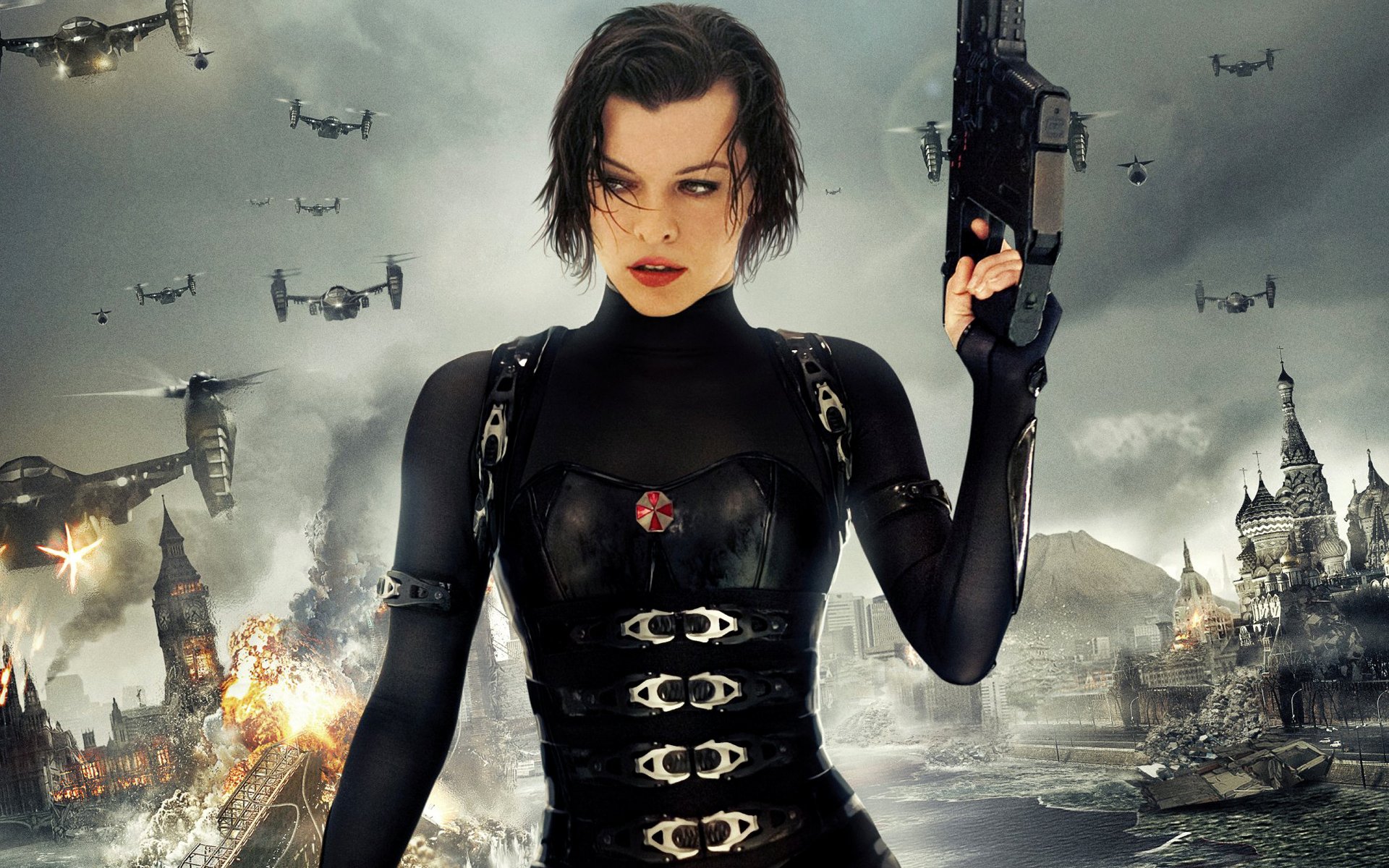 resident evil vengeance resident evil vengeance milla jovovich zombie explosion