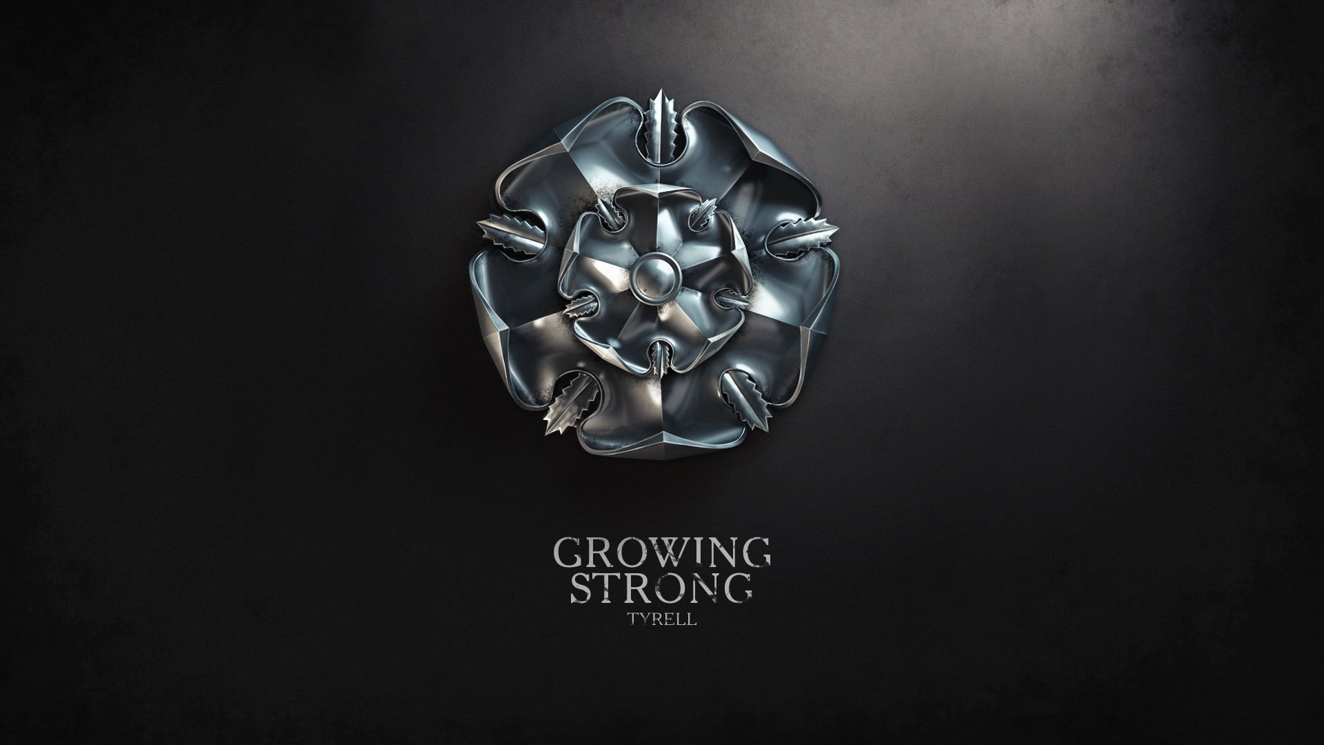 chanson de glace et de feu chanson de glace et de feu game of thrones série tv livre tyrell blason symbole rose héraldique devise grandir fort