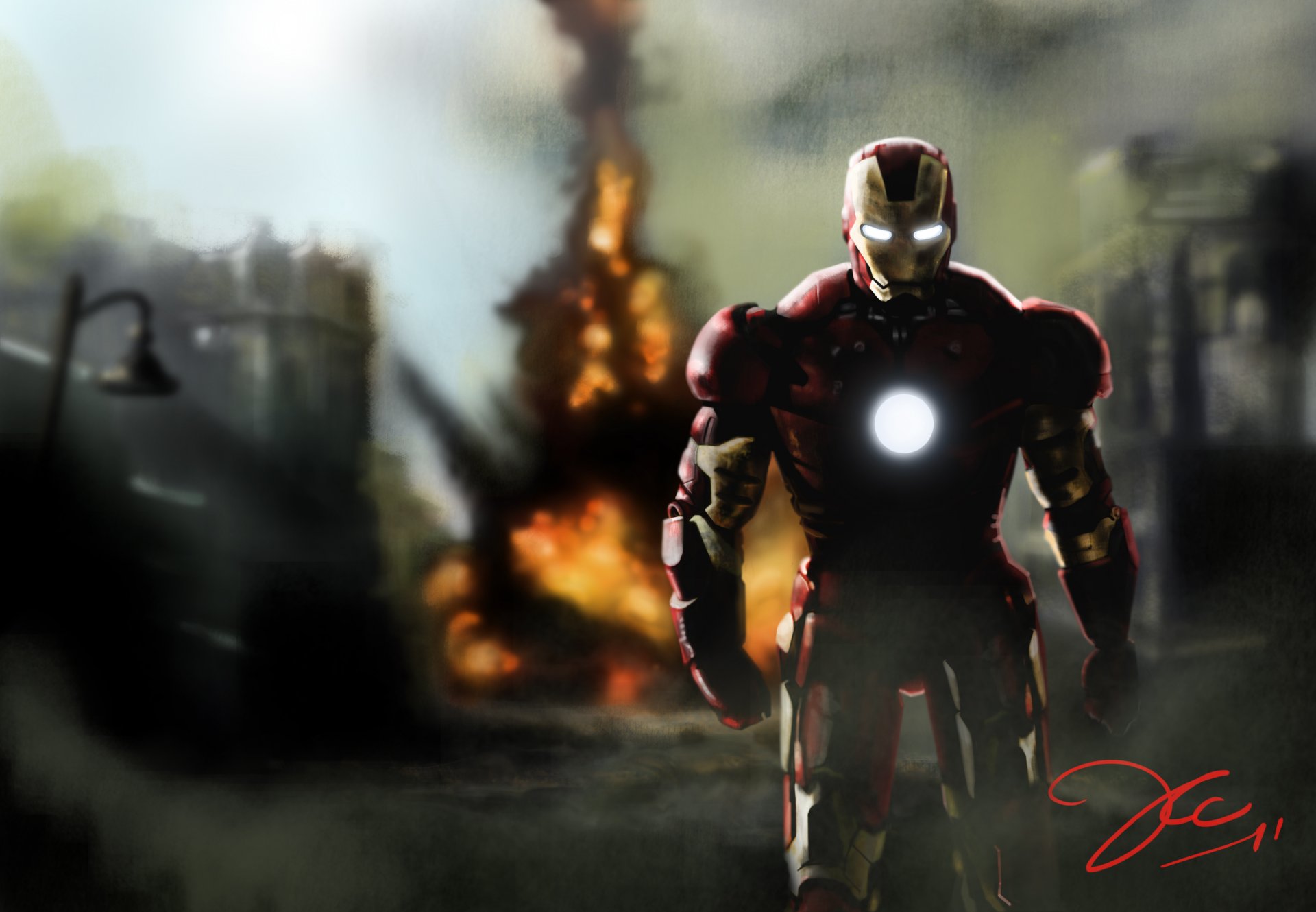 iron man robert downey ml explosion mann