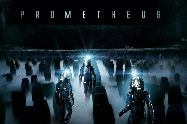 Affiche du film de Ridley Scott Prometheus