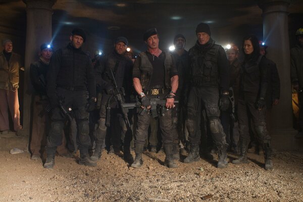The actors of the movie the expendables 2