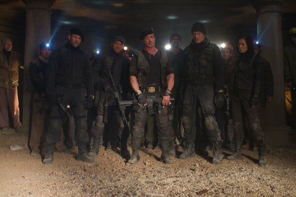 Il cast di The Expendables 2