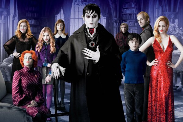 The group of heroes of the Tim Burton film