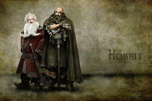 Cartel con los enanos el Hobbit un viaje inesperado