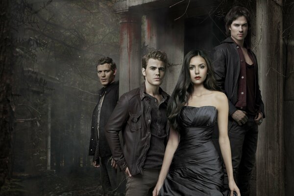 Vampire Diaries, toute l équipe réunie