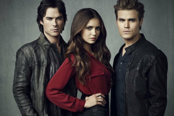 Magnifique trio, vampire Diaries