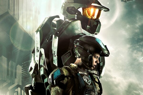 Screensaver from the movie halo4: Going to dawn