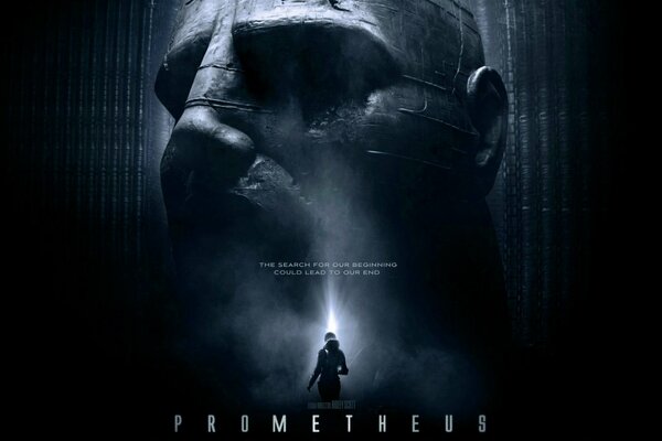 Tête avec des cicatrices du film Prometheus de Ridley Scott