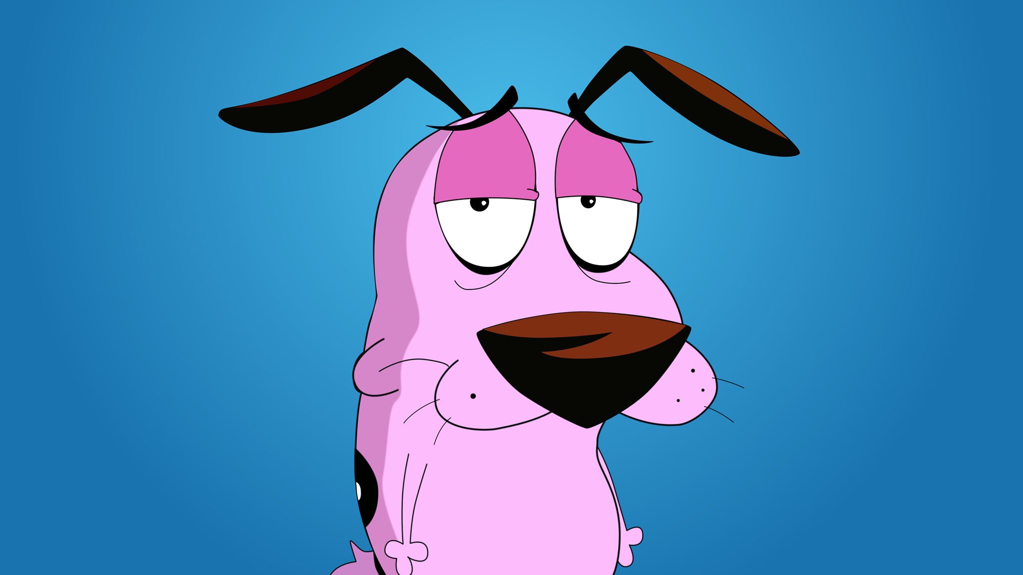 adness sadness fatigue courage cowardly dog courage-cowardly dog dog background wallpaper look eyes cartoon