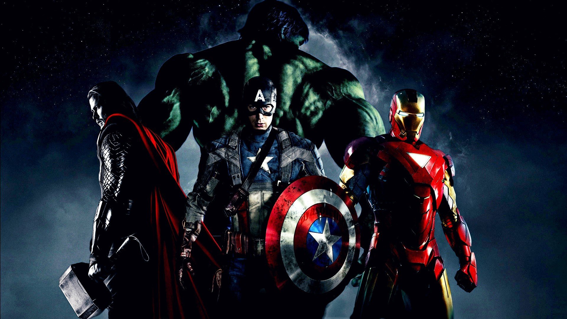 avengers hulk captain america eelous man thor