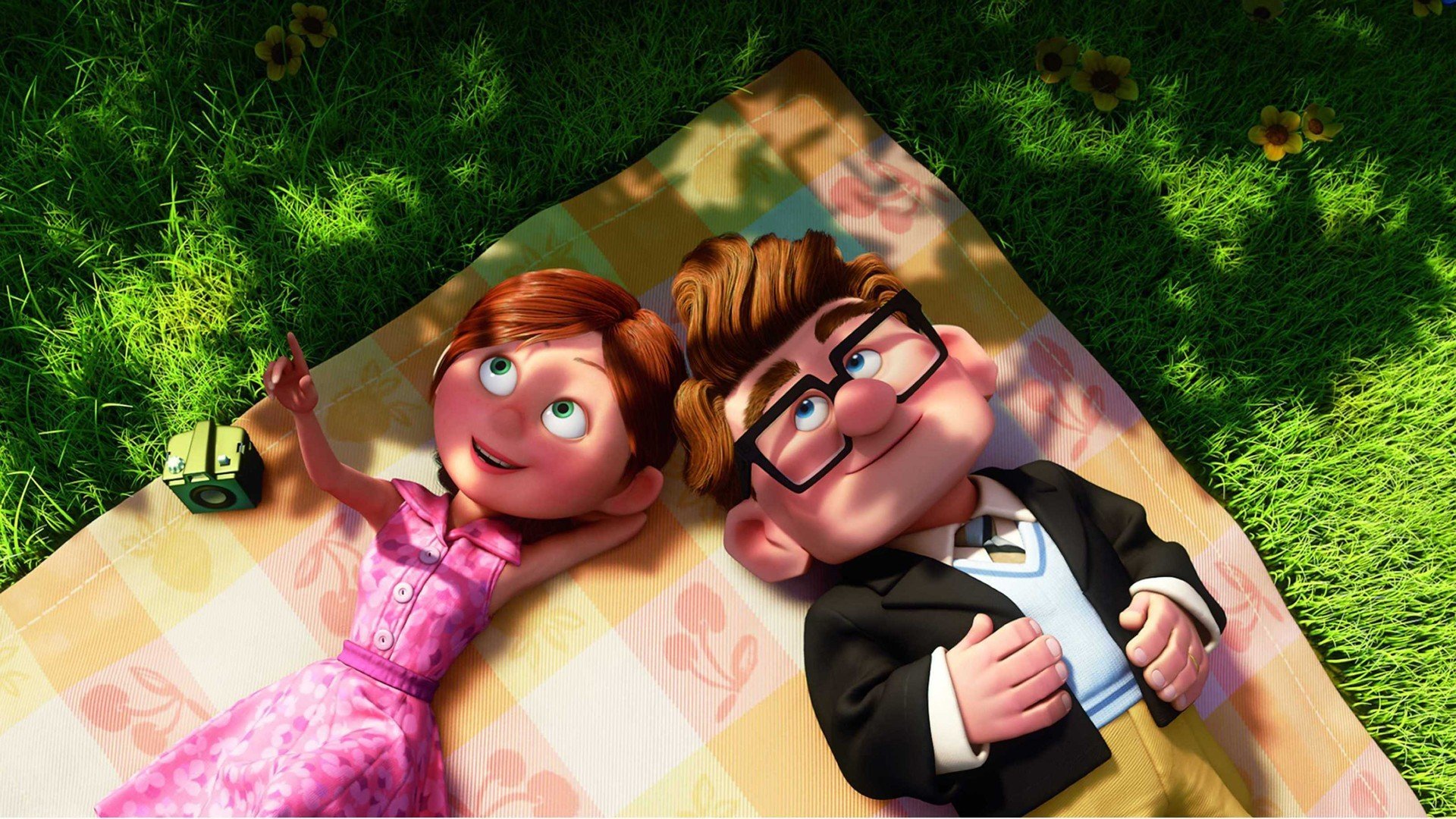 dessin animé vers le haut jusqu à pixar amour couple