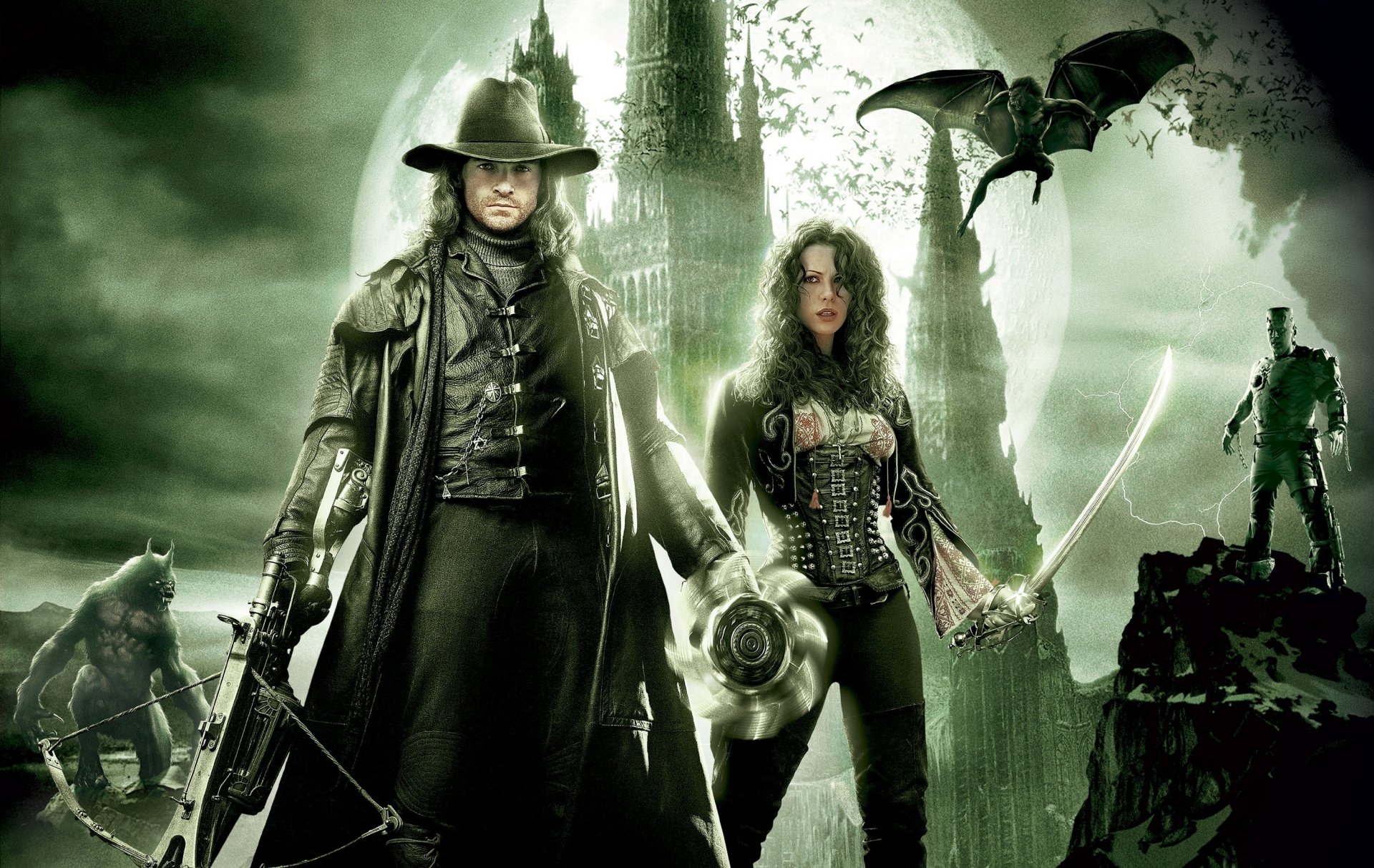 van helsing hugh jackman kate beckinsale hombre lobo monstruo de frankenstein