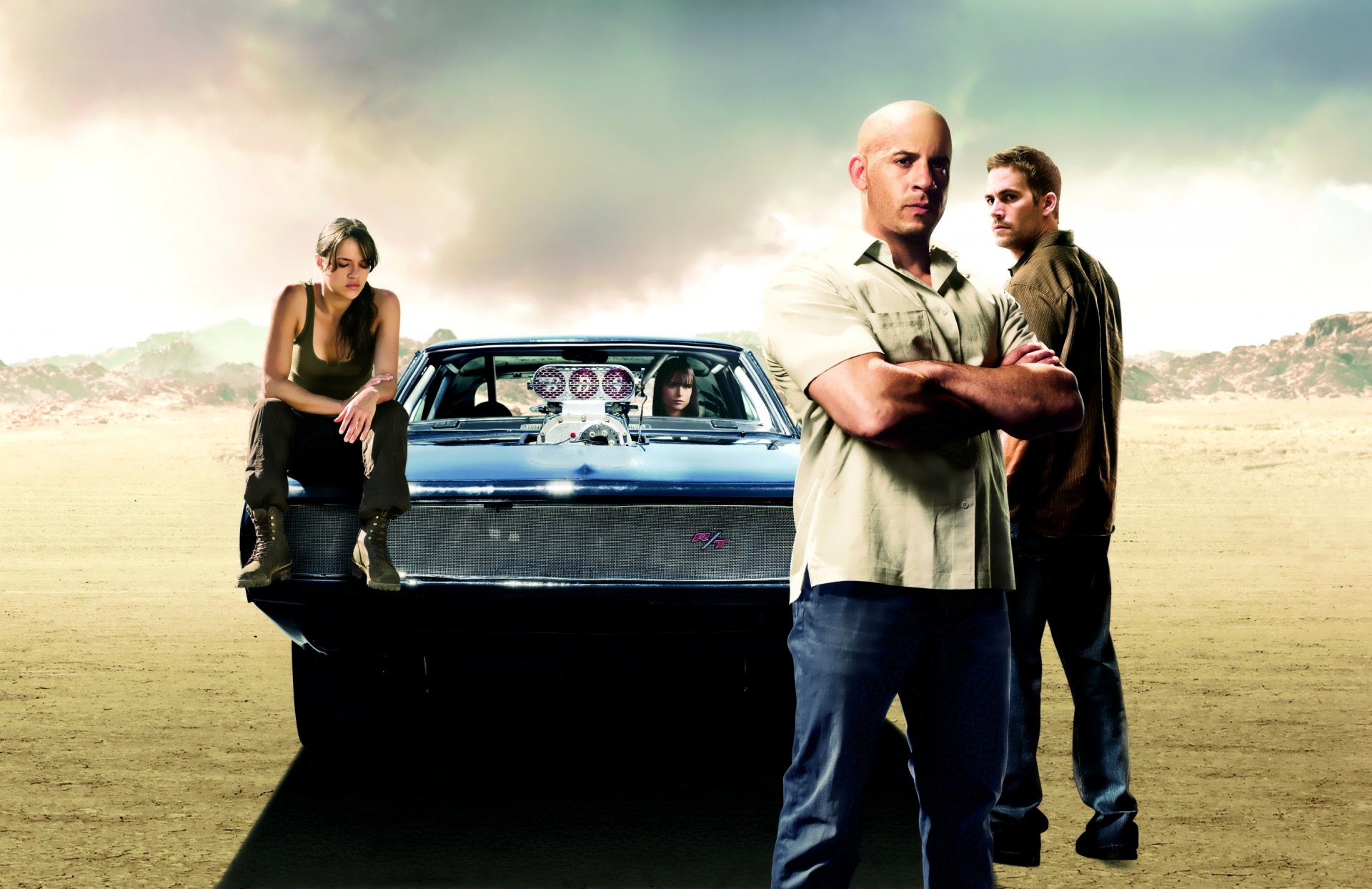 rápido y furioso 4 rápido y furioso vin diesel paul walker michelle rodriguez jordana brewster esquivar cargador rt entrada de aire