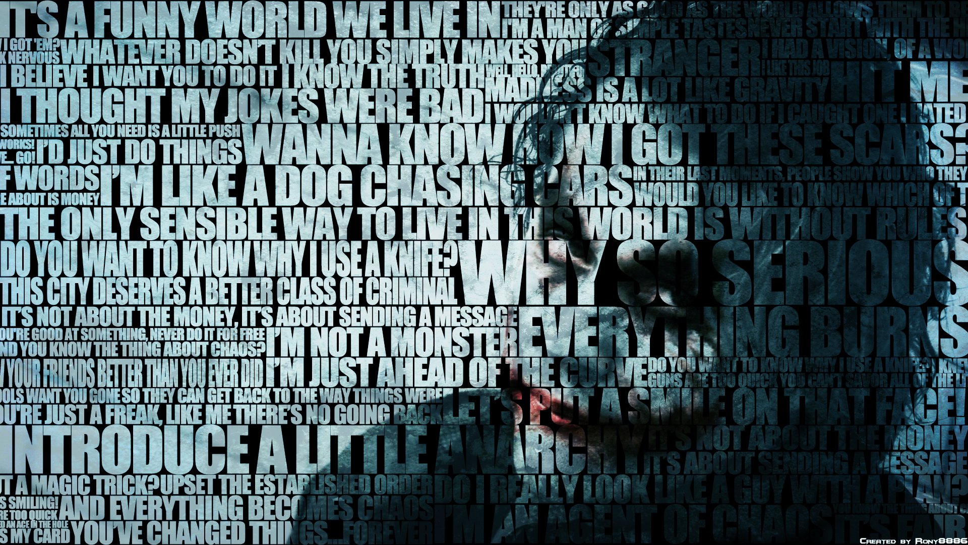 joker batman quotes joker text inscription