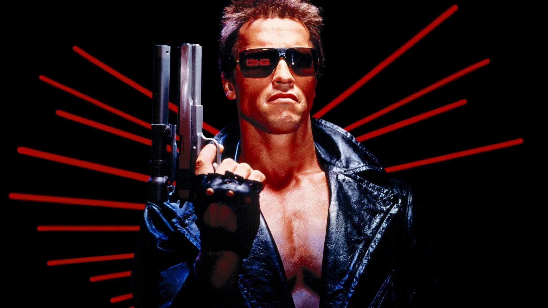 terminator pistola gafas arnie arnold schwarzenegger