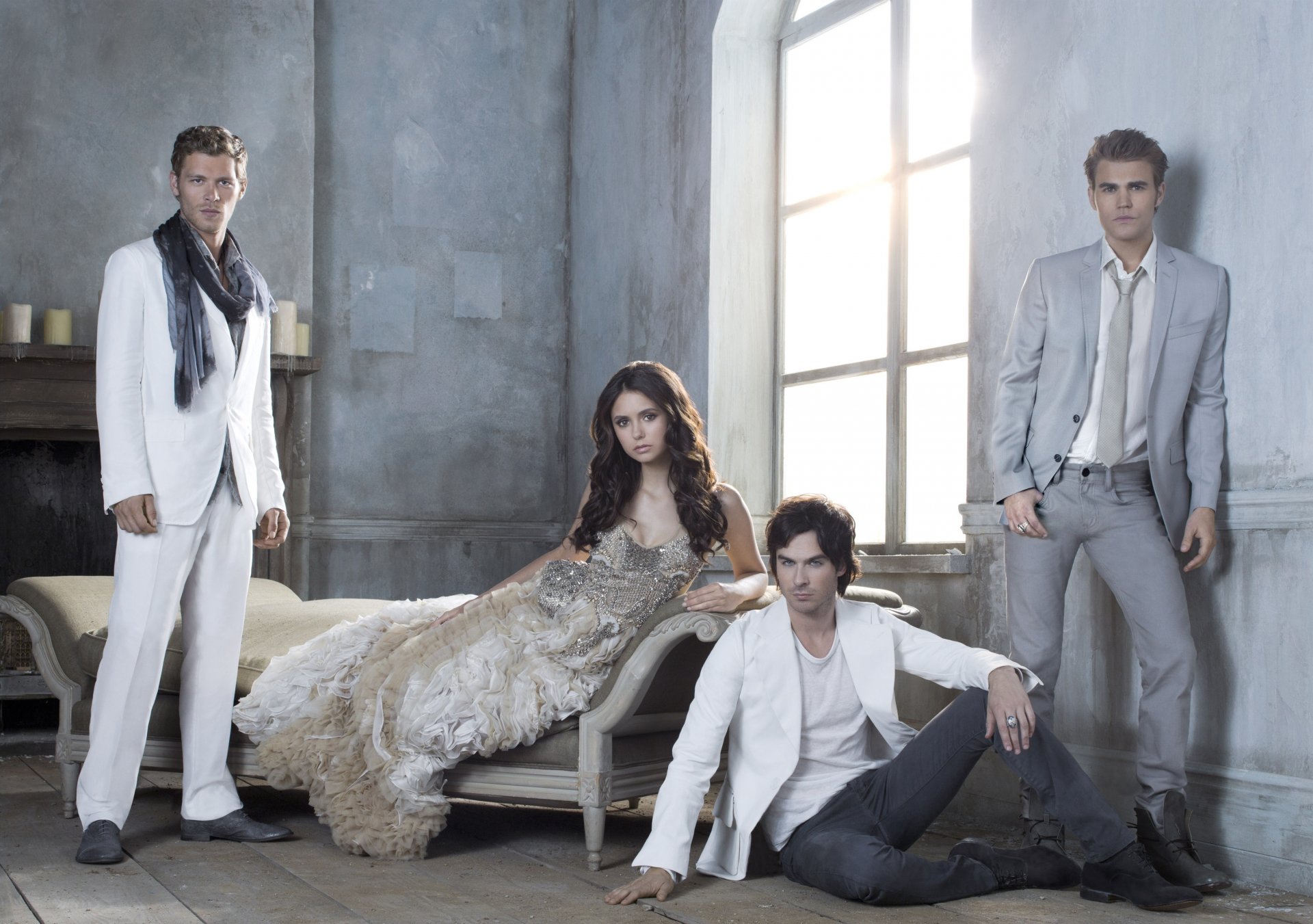 vampire diaries nina dobrev paul wesley ian somerhalder chambre gars fille série tv