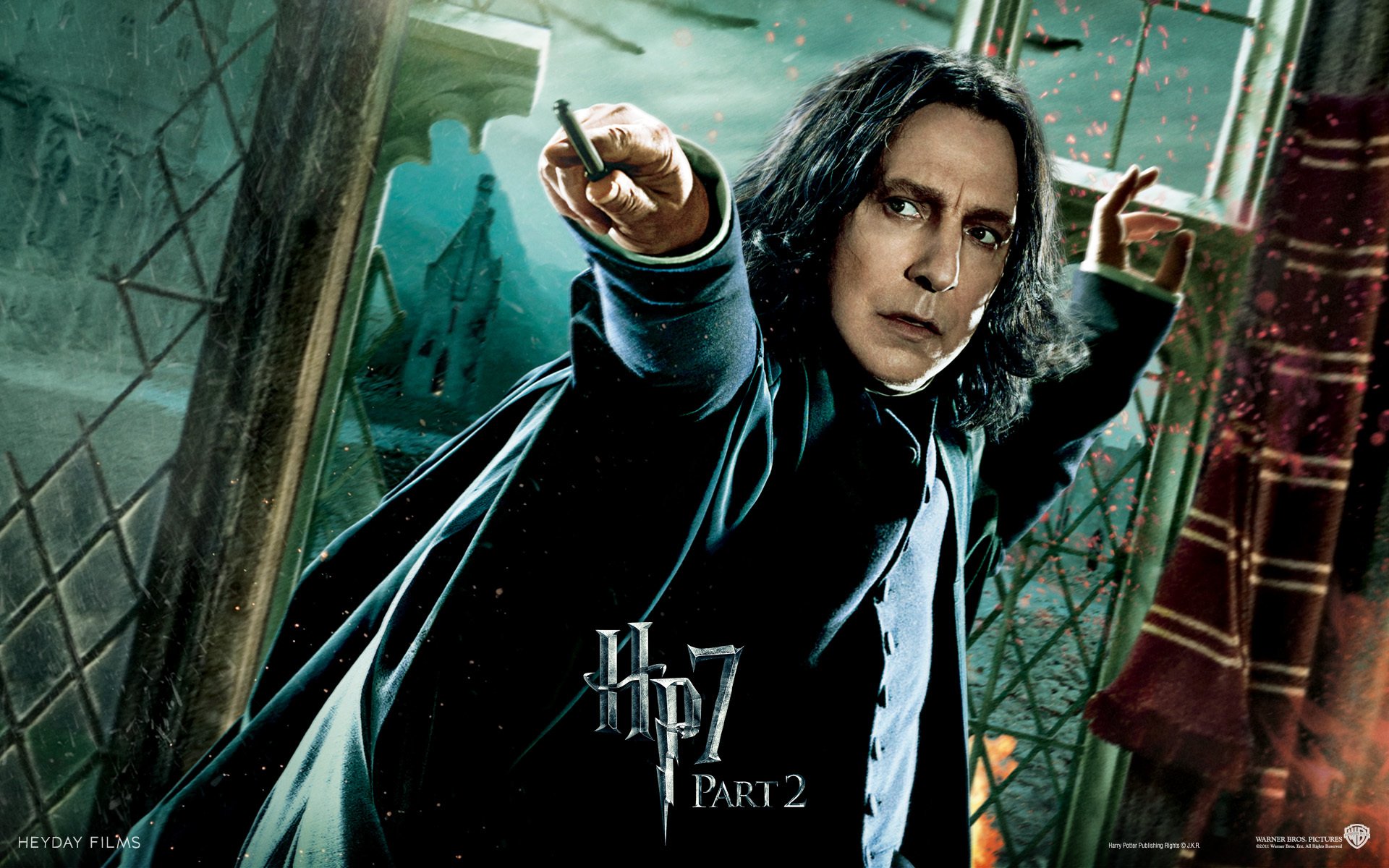 harry potter 7 harry potter y las reliquias de la muerte parte 2 7 hp alan rickman hogwarts severus snape profesor profesor