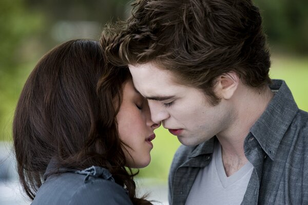 El beso de bella y Edward de Crepúsculo