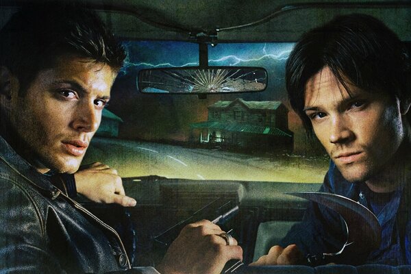 Sam und Dean Winchesters aus der Serie Supernatural