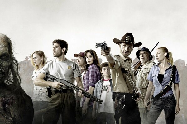 Genial película the Walking Dead