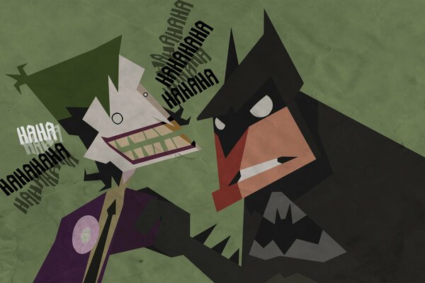 Batman and the Joker. Eternal confrontation