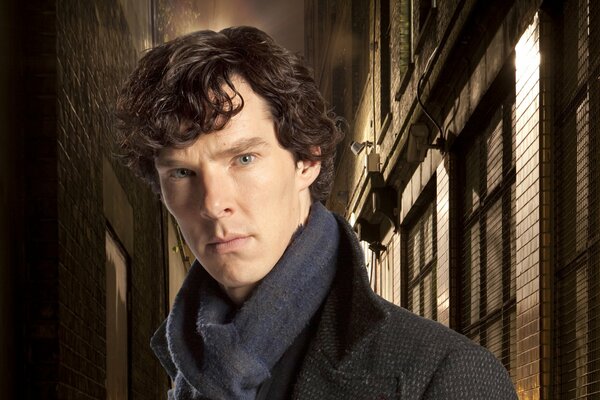 Benedict Cumberbatch in the BBC series Sherlock Holmes