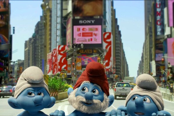 Smurfs in the Big City movie