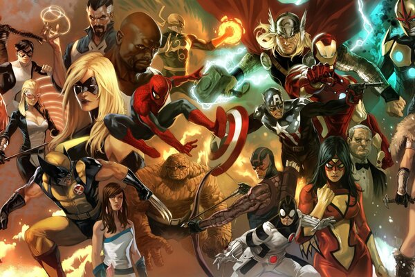 Marvel comics are very much loved by children and teenagers