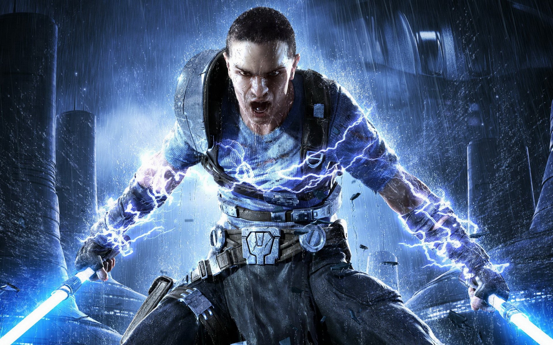 tar wars: the force unleashed 2 джедай ярость мечи дождь