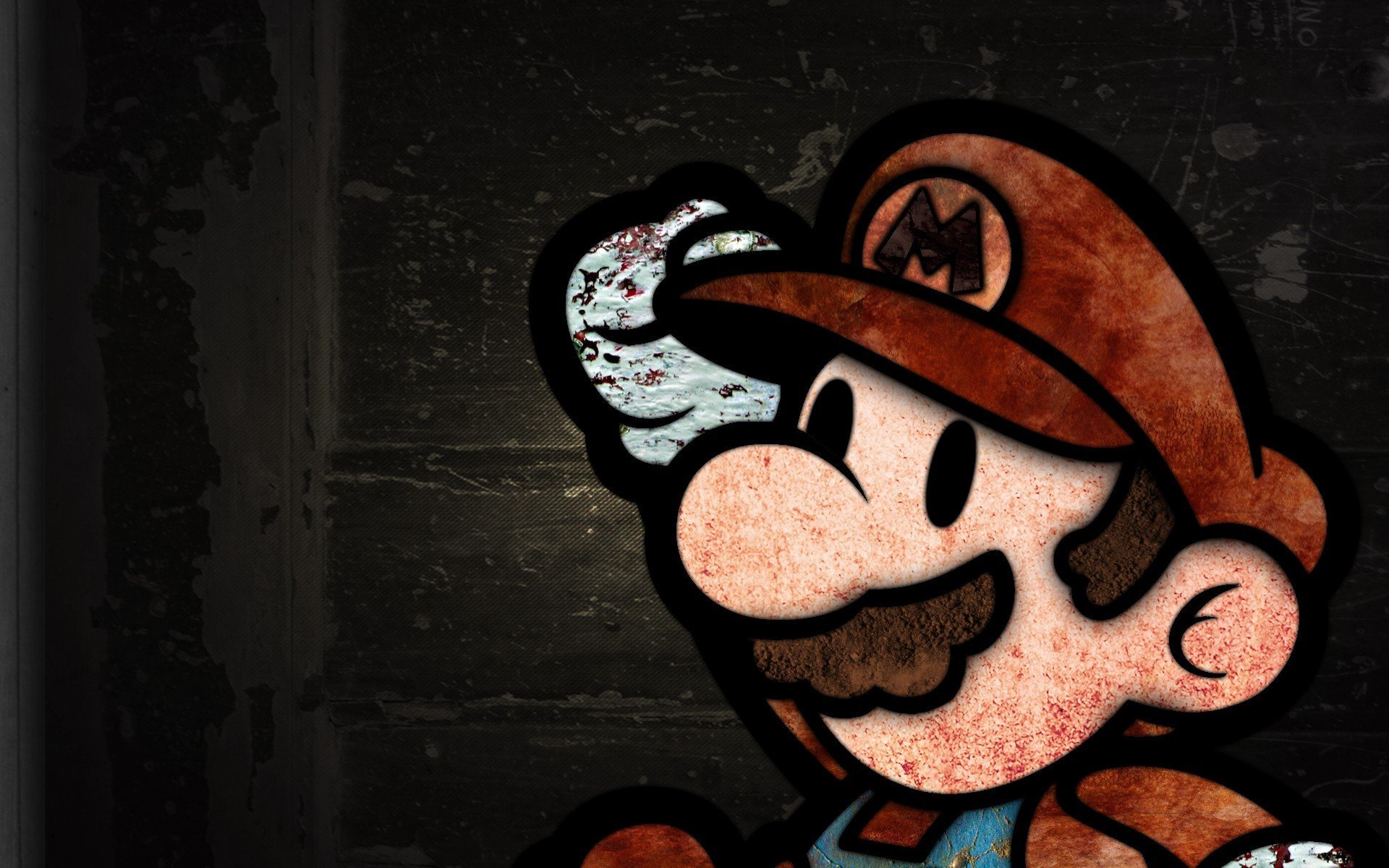 mario textures background grunge