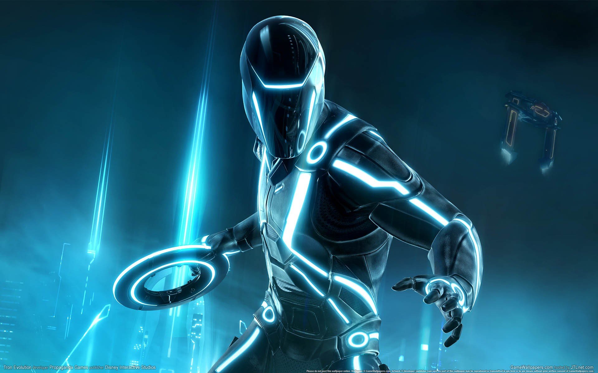 tron evolution the throne game wallpaper