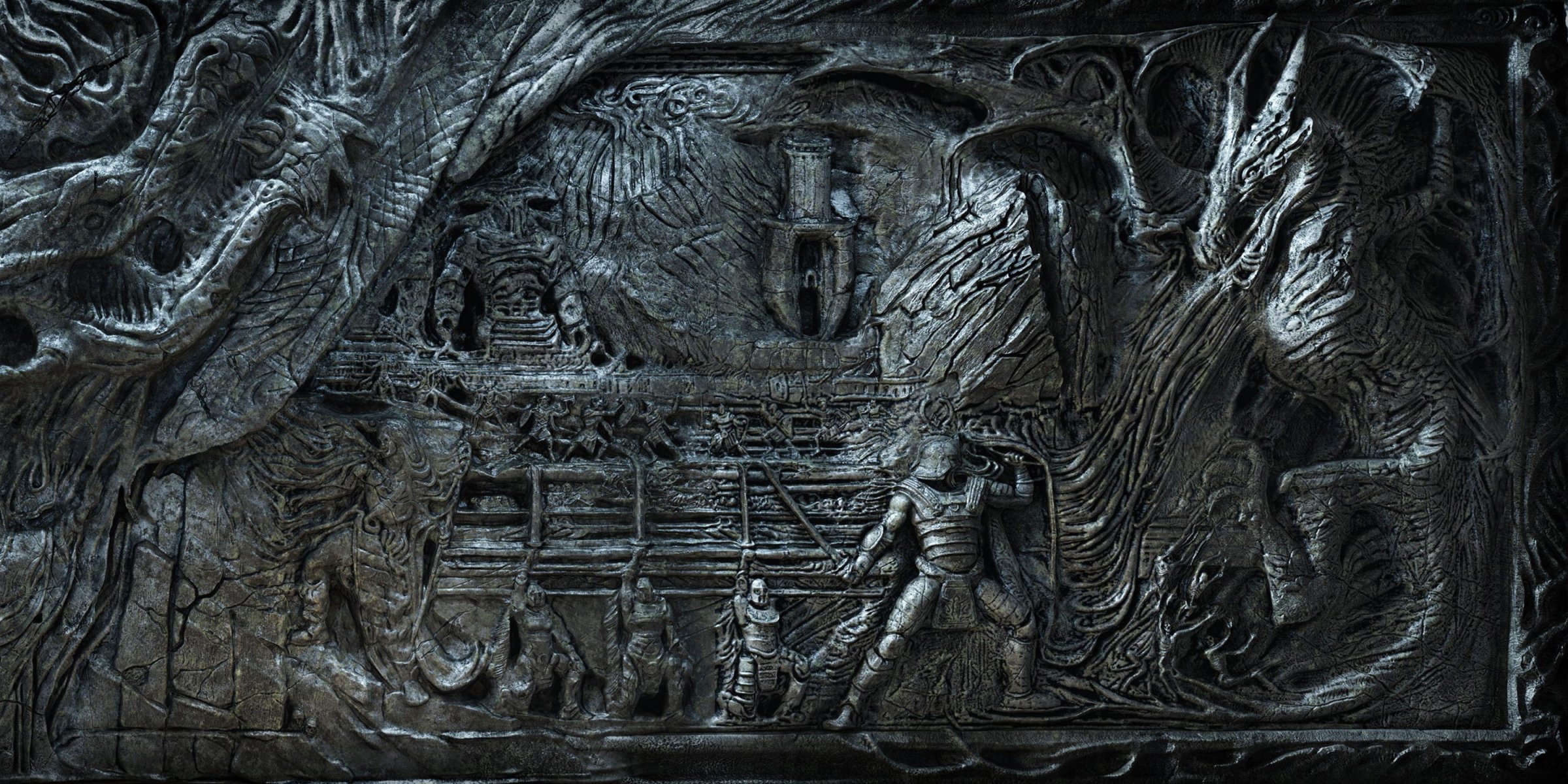 the elder scrolls skyrim skyrim bas-relief dovakin dragon fantasy