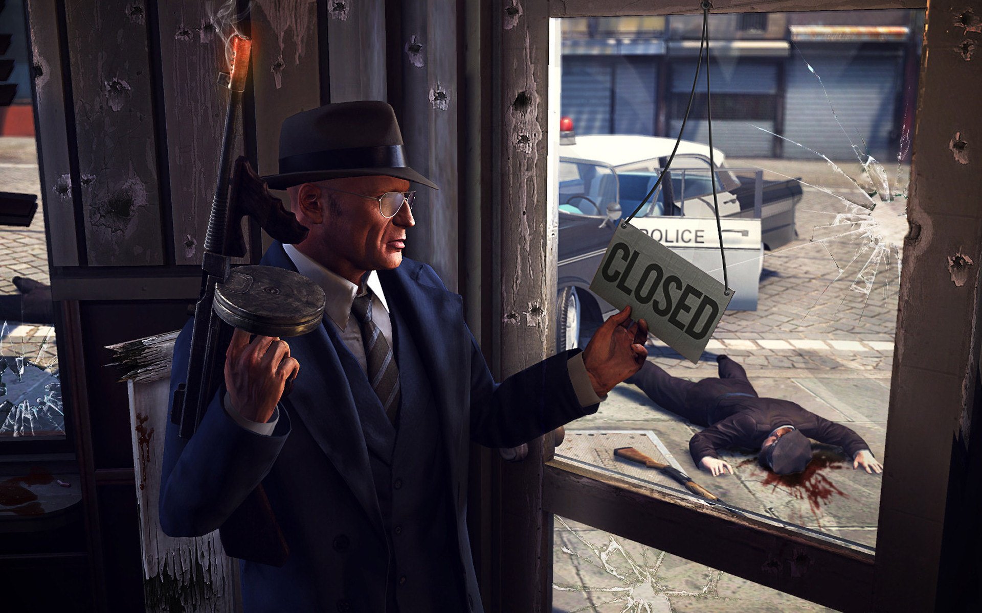 mafia 2 mafia2 blut geschlossen automat bandit