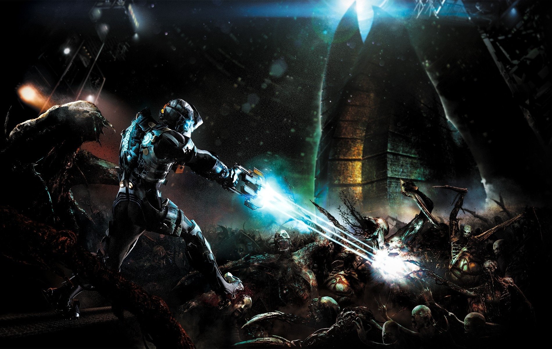 dead space 2 isaac arma monstruos monolito