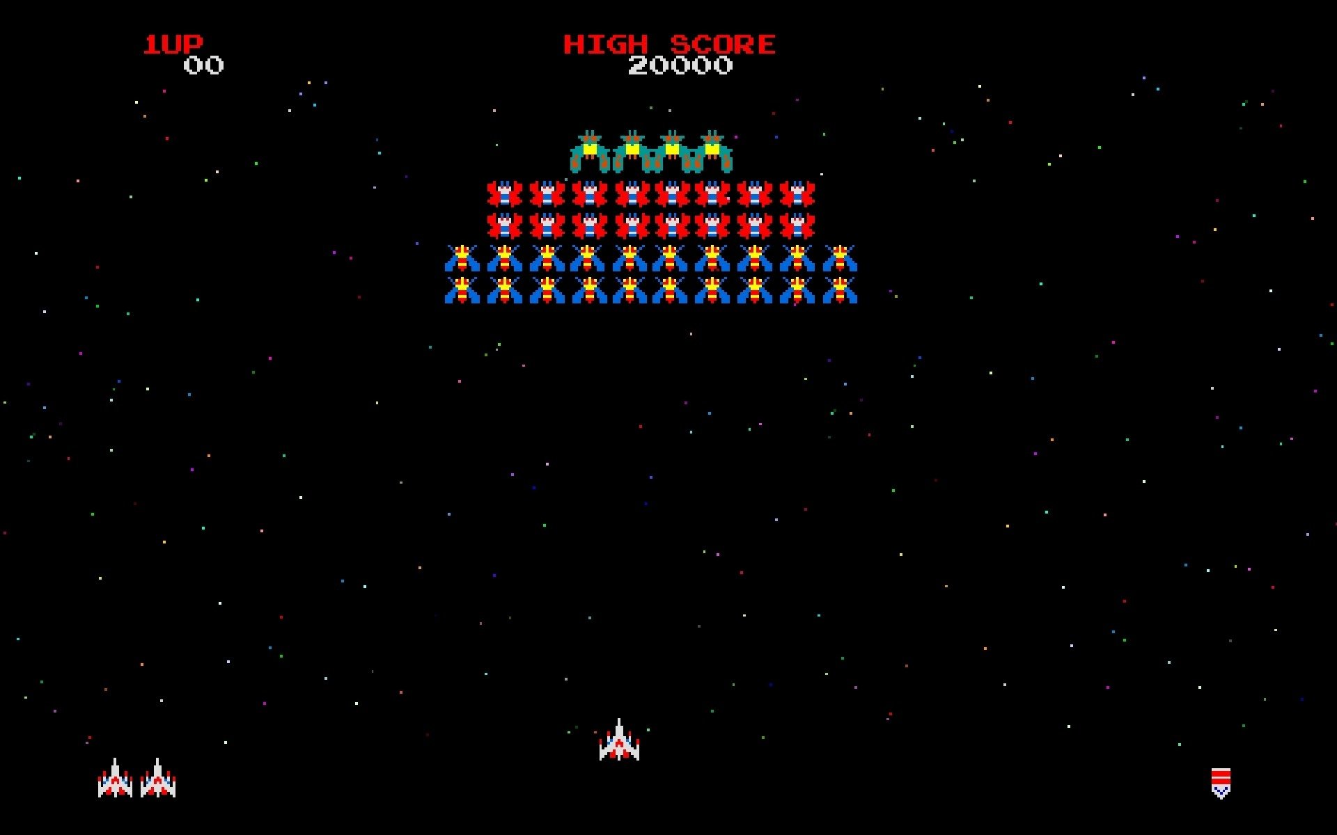 galaga nintendo dendy nes 8-bit