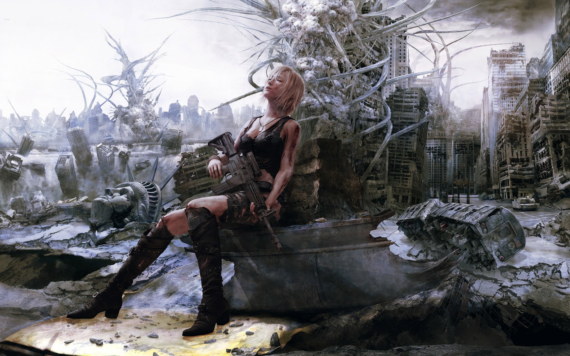 parasite eve aya brea fiction automate ruines