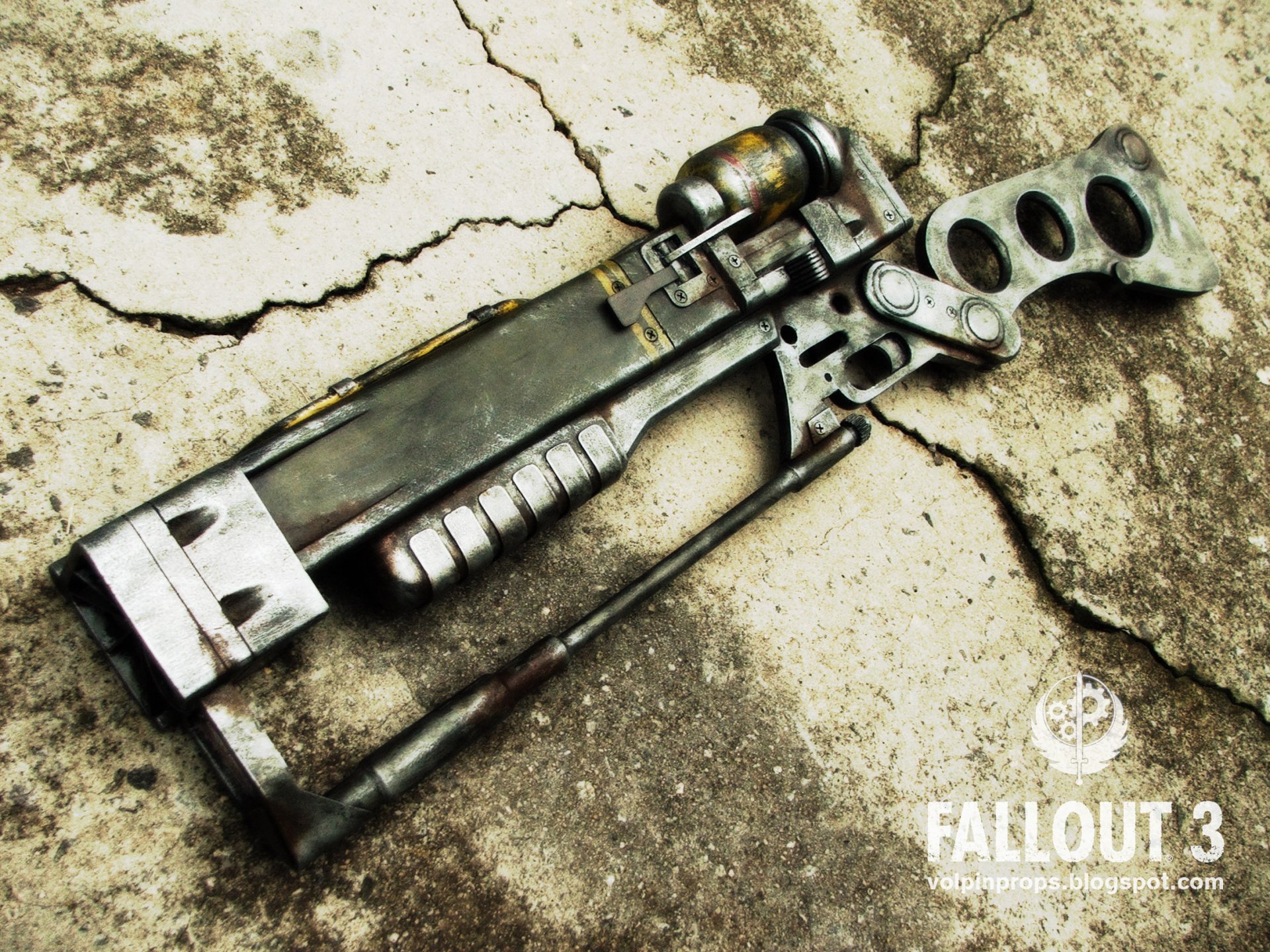 fallout 3 aer9 laser weapon rifle