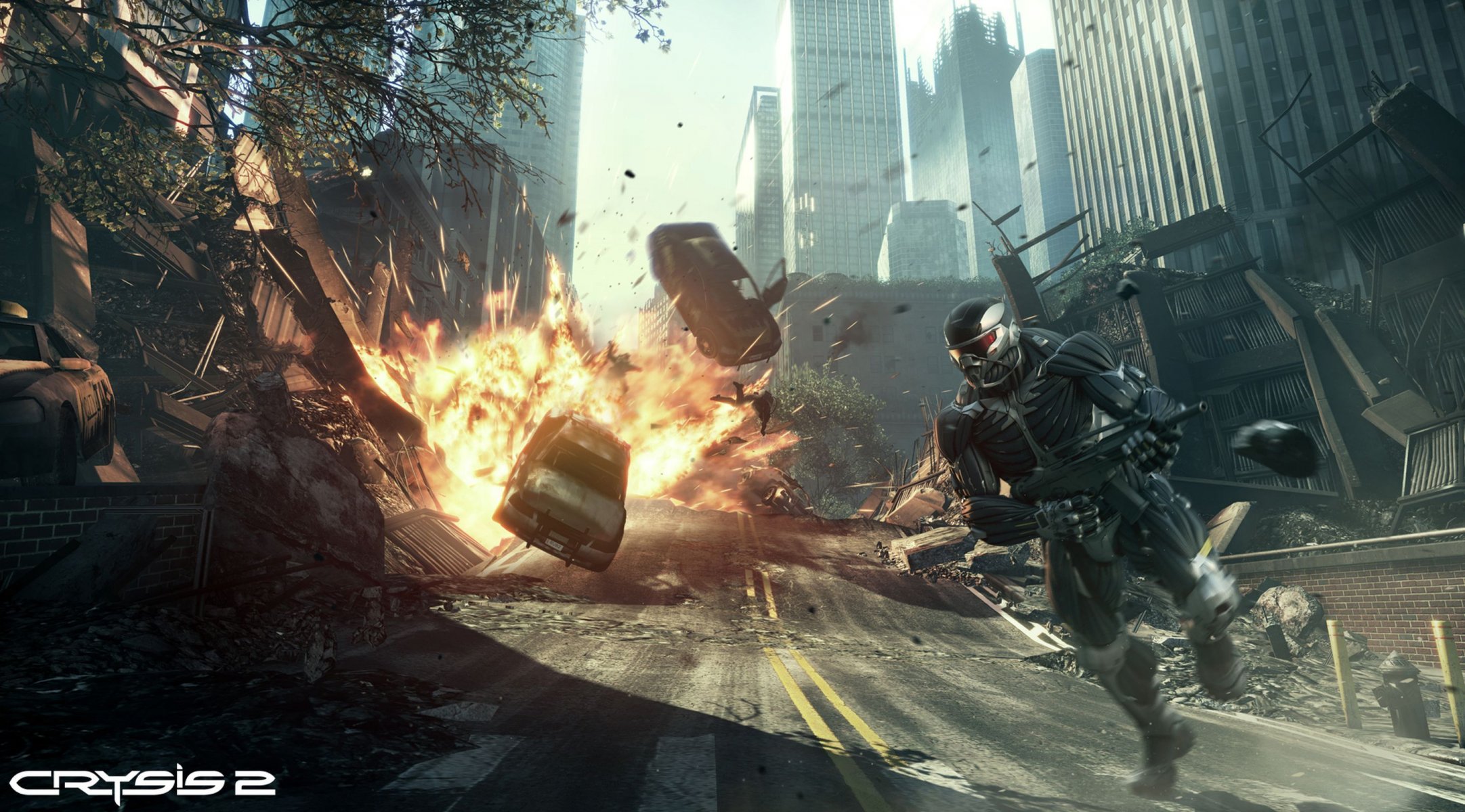 nanotraje luchador arma crysis 2 explosión