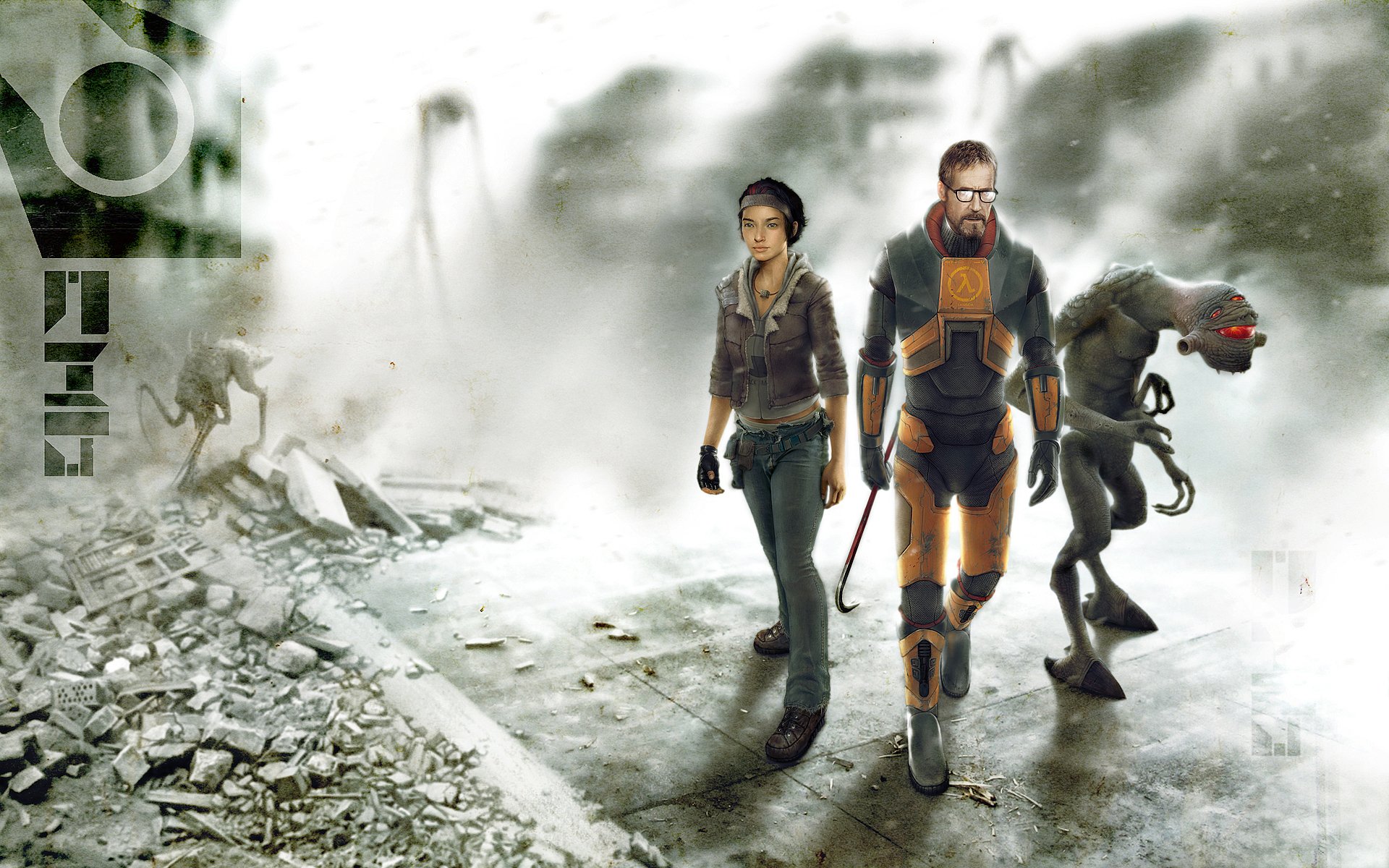 half-life 2 gordon freeman alix vance vortigont