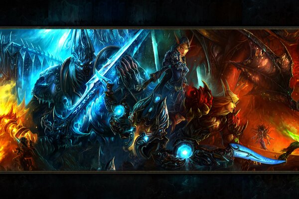 Warcraft-Ausschnitt aus dem Spiel Welt von innen