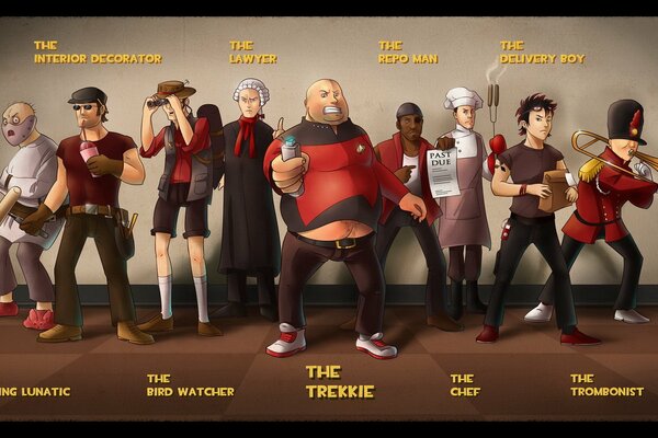 Personajes de fortress 2